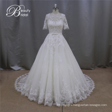 Heart-Shaped Luxury Vintage Strapless Lace Wedding Dress